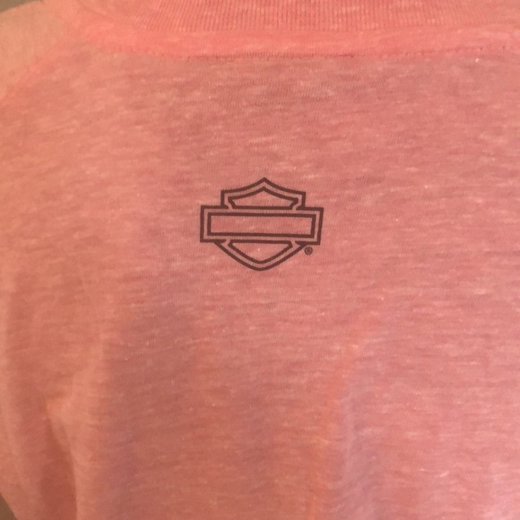 Ladies Harley Davidson Pink T-Shirt - Size Small - Picture 6 of 9